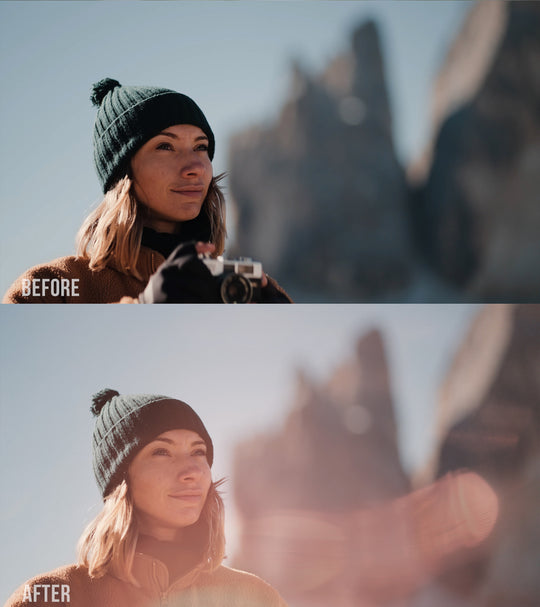 Light Leaks & Lens Flares - Video Overlays