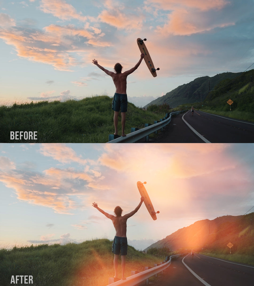 Light Leaks & Lens Flares - Video Overlays