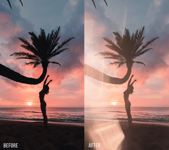 Light Leaks & Lens Flares - Video Overlays