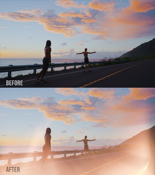 Light Leaks & Lens Flares - Video Overlays